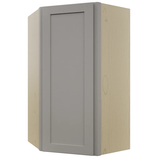 Fabuwood Galaxy Nickel WDC2442 Wall Corner Diagonal Cabinet, Front View