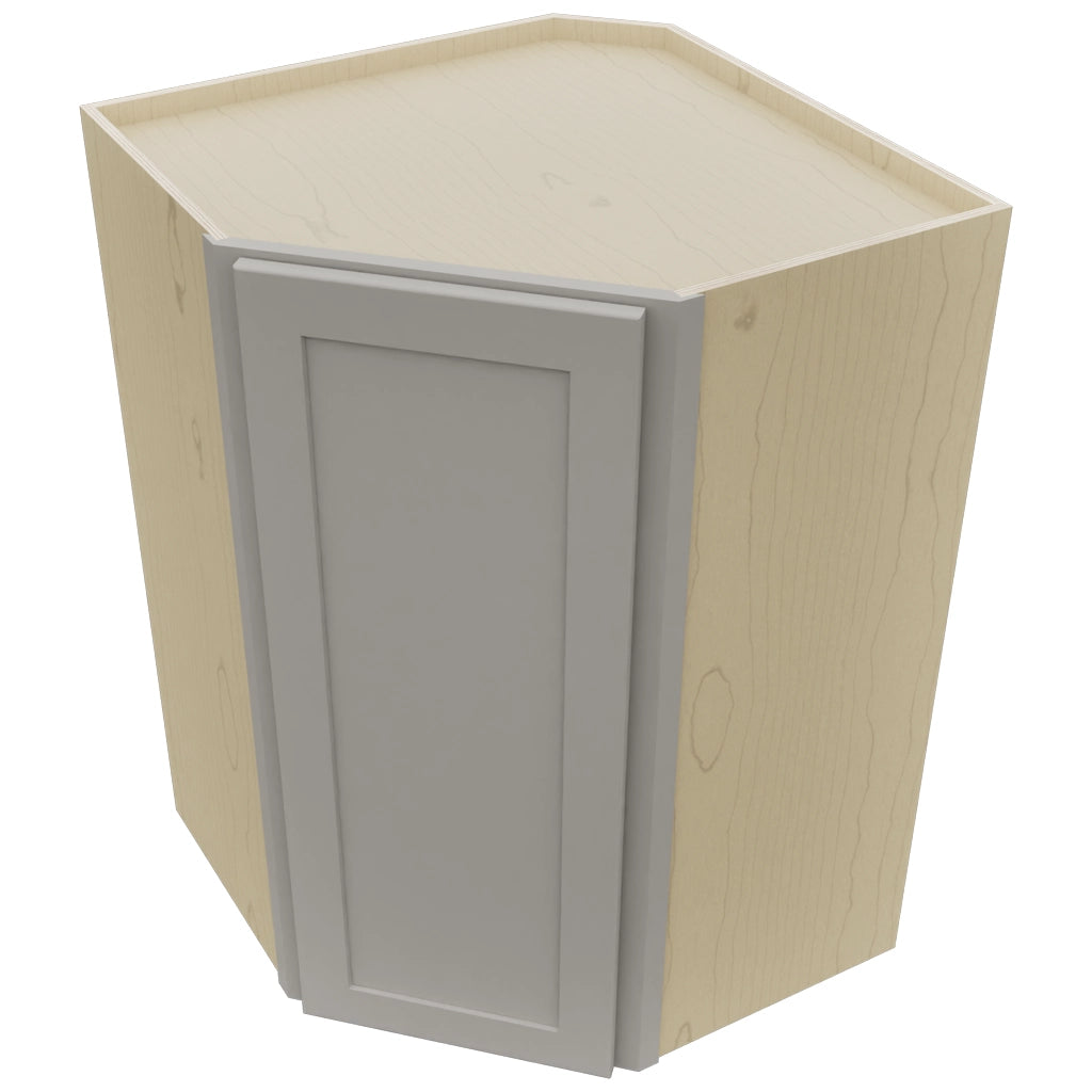 Fabuwood Galaxy Nickel WDC2739 Wall Corner Diagonal Cabinet, Top View