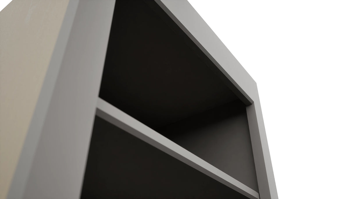Fabuwood Galaxy Nickel WOS1839 Wall Open Shelf, Detail View