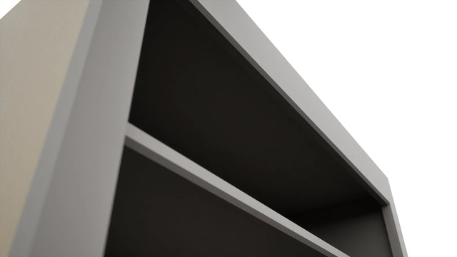 Fabuwood Galaxy Nickel WOS3036 Wall Open Shelf, Detail View