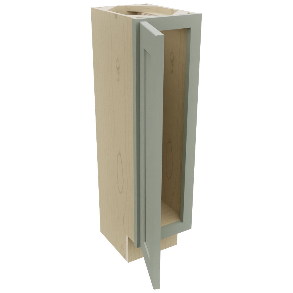 Fabuwood Galaxy Pistachio Green B09FD-12D Base Full Door Cabinet, Open View
