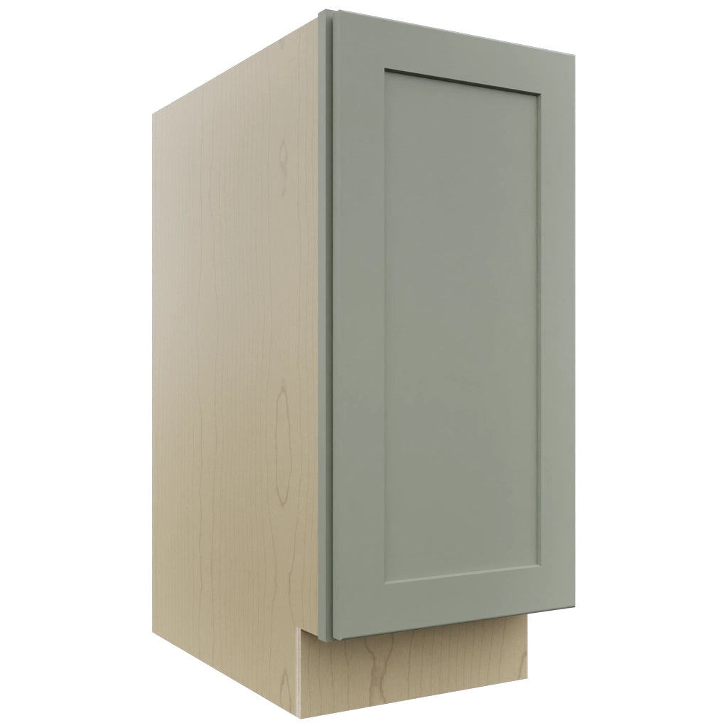 Fabuwood Galaxy Pistachio Green B15FD Base Full Door Cabinet, Front View