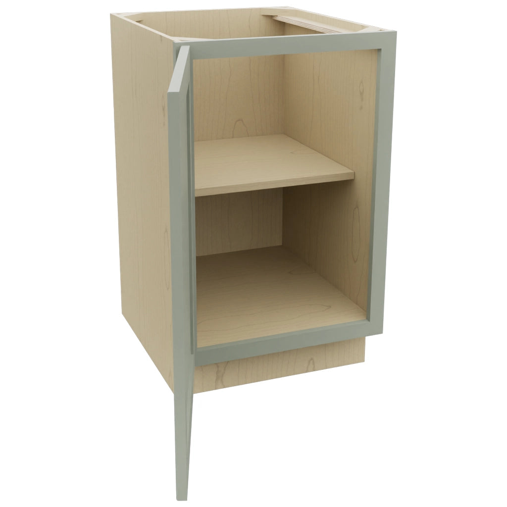 Fabuwood Galaxy Pistachio Green B21FD Base Full Door Cabinet, Open View