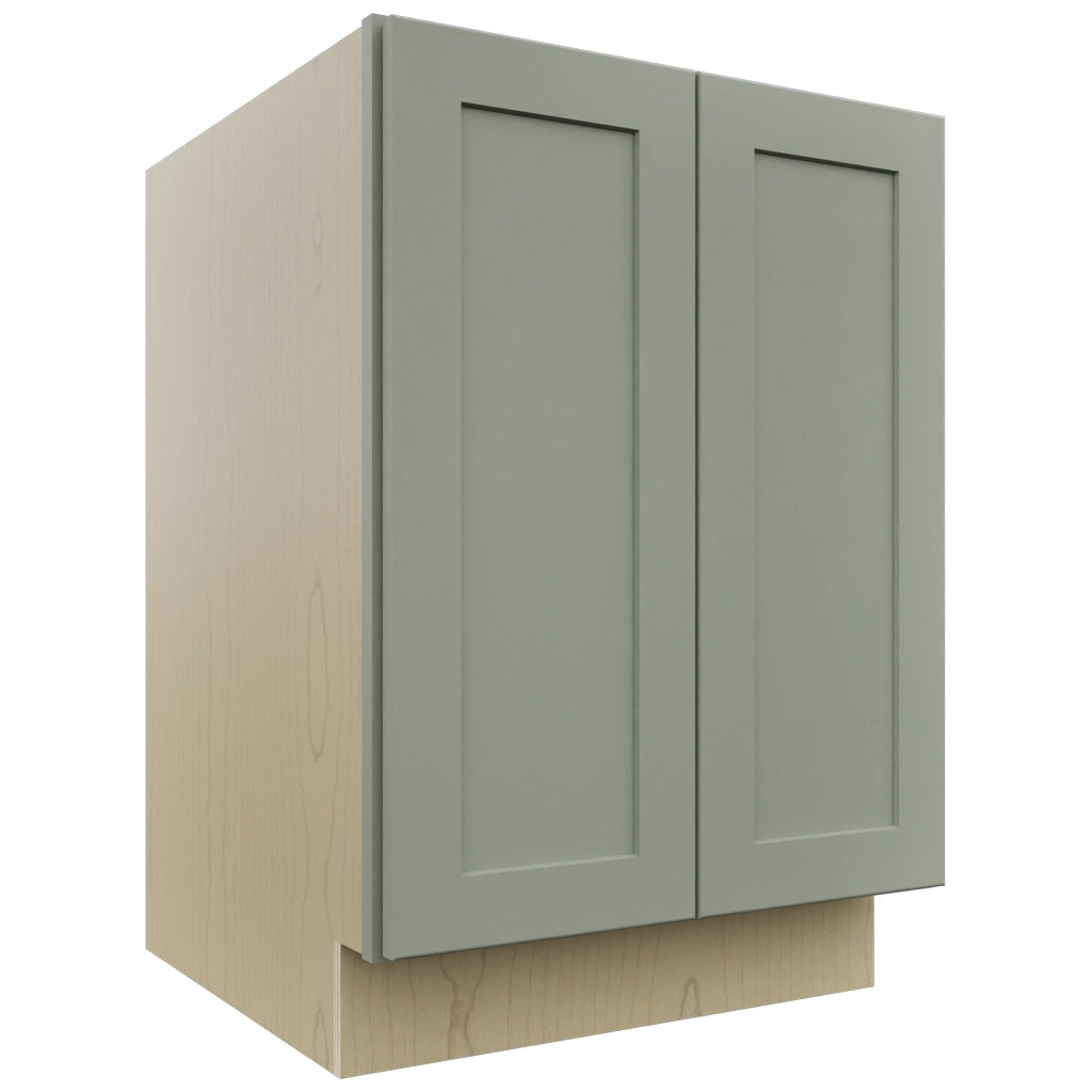 Fabuwood Galaxy Pistachio Green B24FD Base Full Door Cabinet, Front View