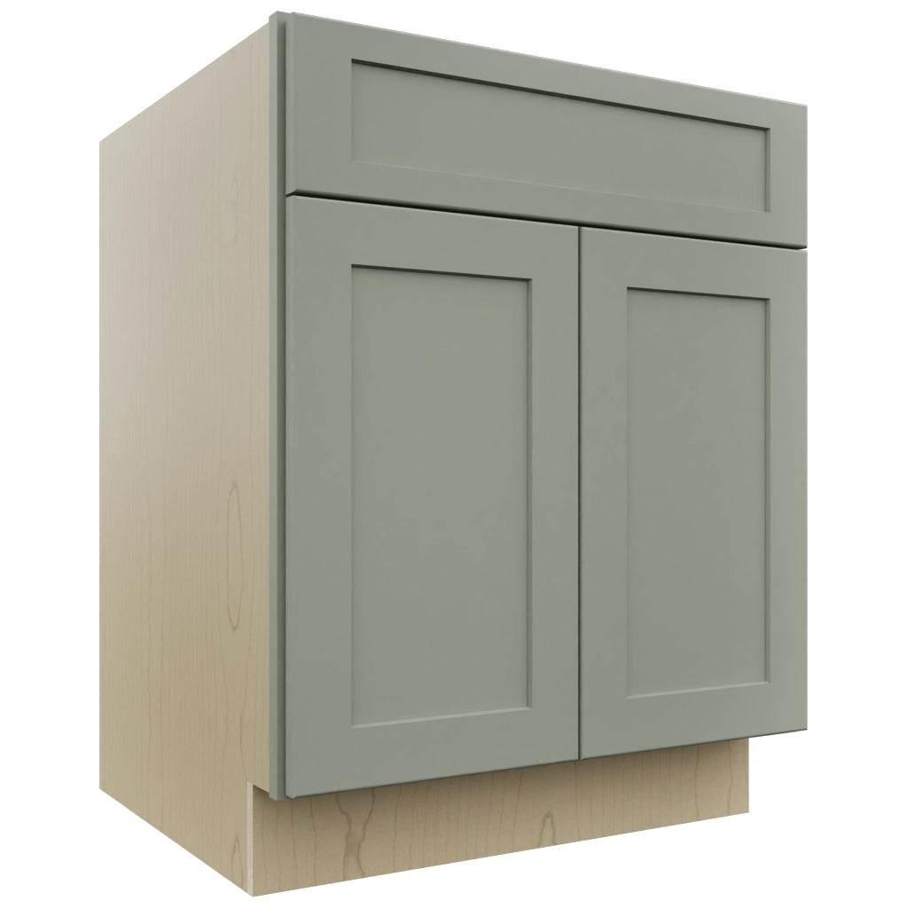 Fabuwood Galaxy Pistachio Green B27 Base Standard Cabinet, Front View