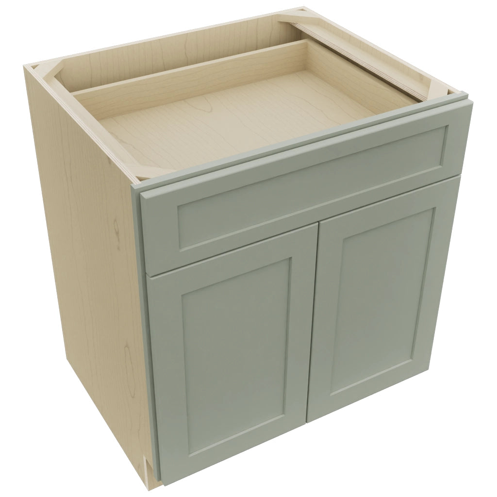 Fabuwood Galaxy Pistachio Green B30 Base Standard Cabinet, Top View