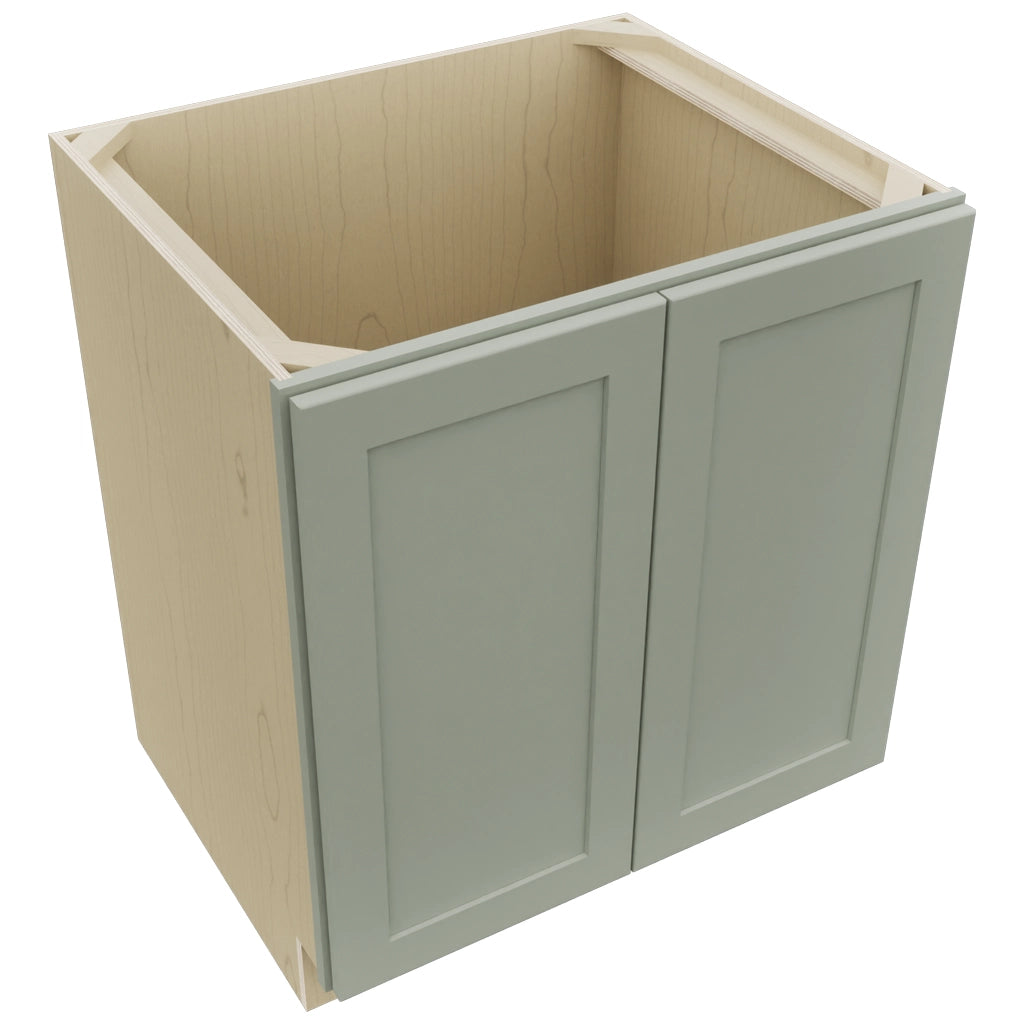 Fabuwood Galaxy Pistachio Green B30FD Base Full Door Cabinet, Top View