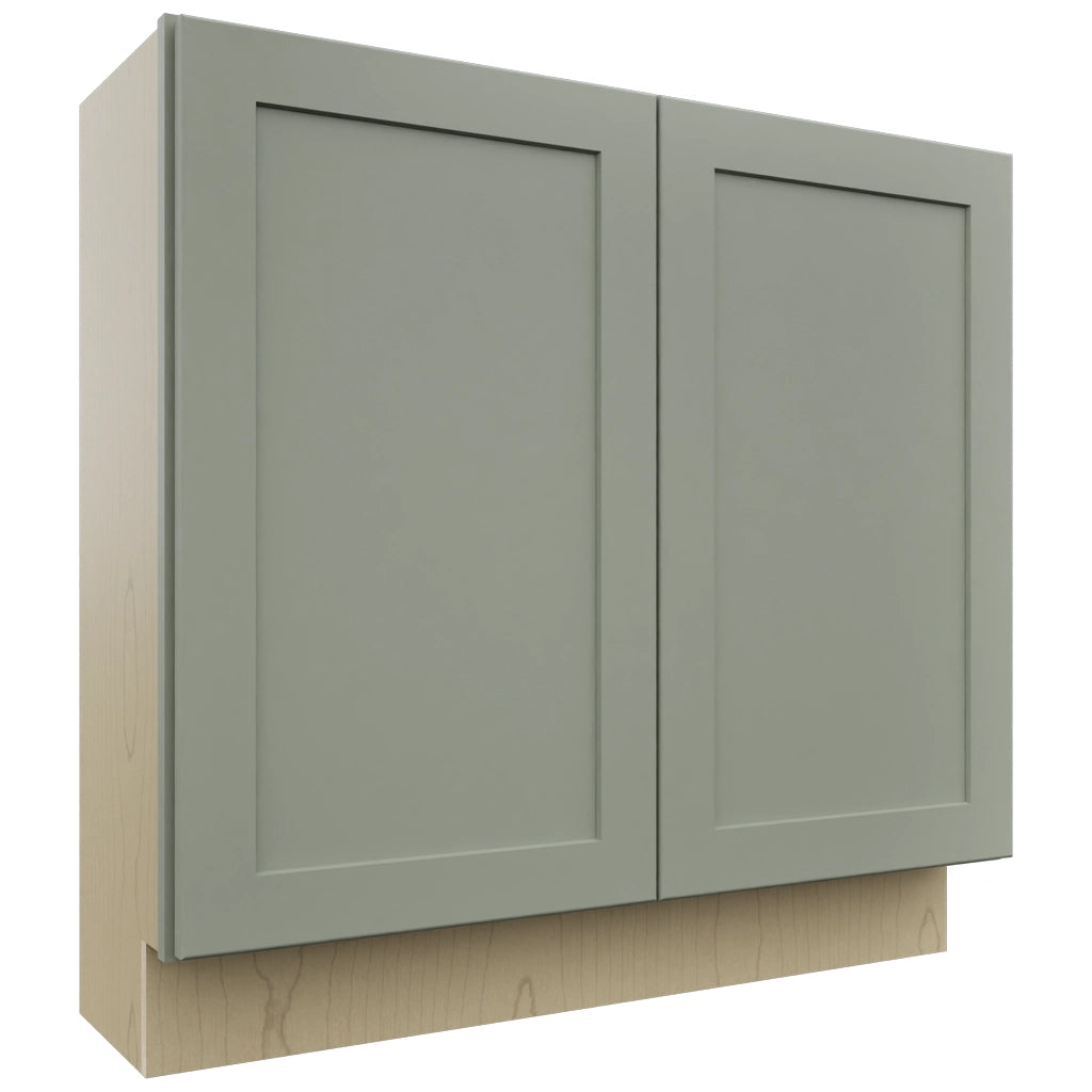Fabuwood Galaxy Pistachio Green B36FD-12D Base Full Door Cabinet, Front View