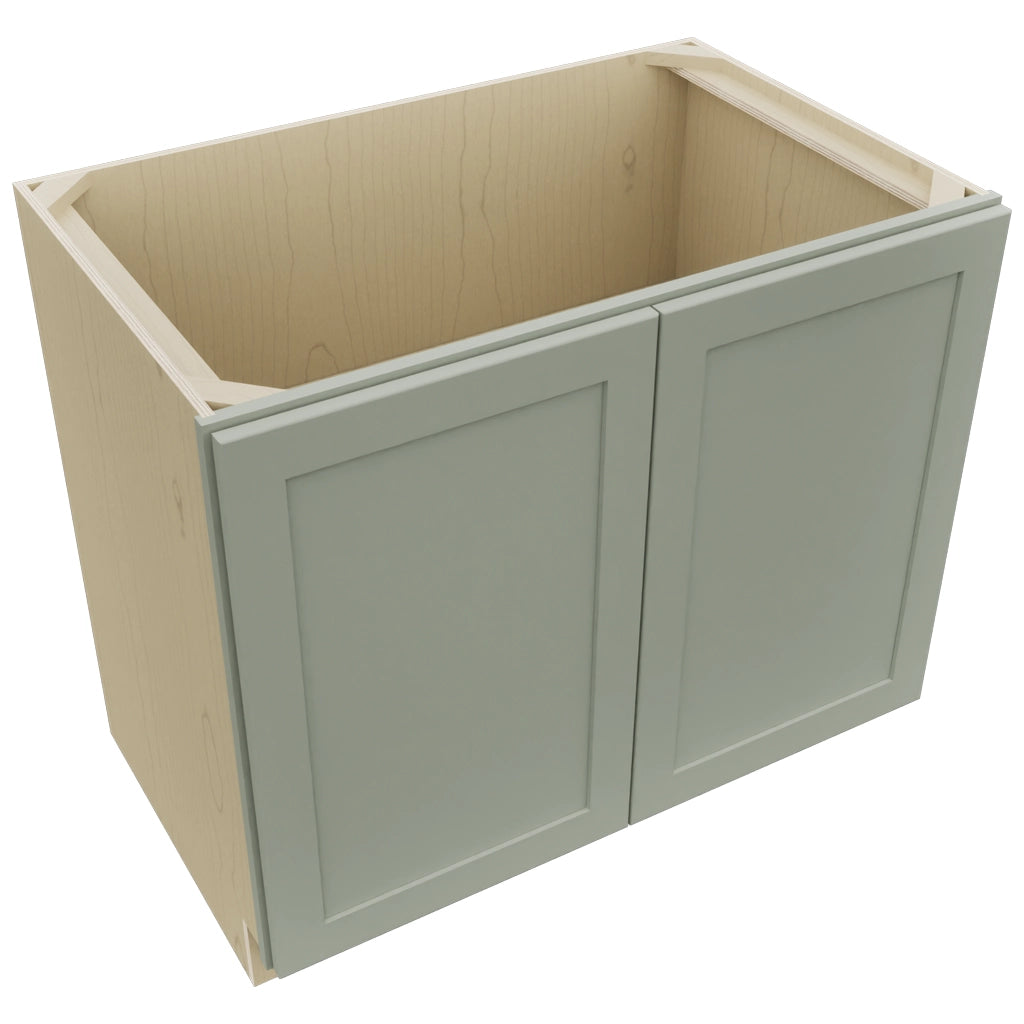 Fabuwood Galaxy Pistachio Green B39FD Base Full Door Cabinet, Top View