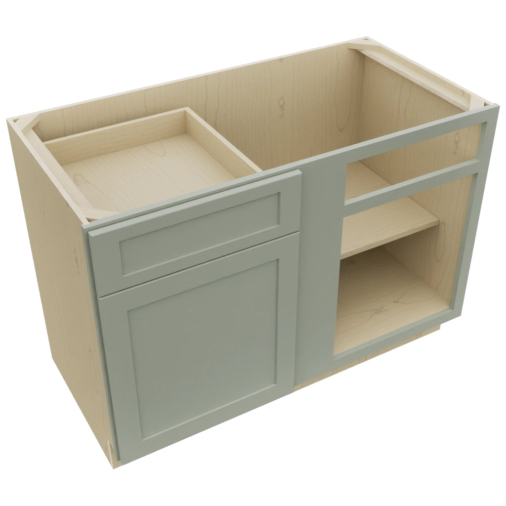 Fabuwood Galaxy Pistachio Green BLB48/51 Base Corner Blind Cabinet, Top View