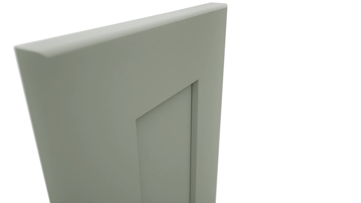 Fabuwood Galaxy Pistachio Green DD W0930 DOOR Panel, Detail View