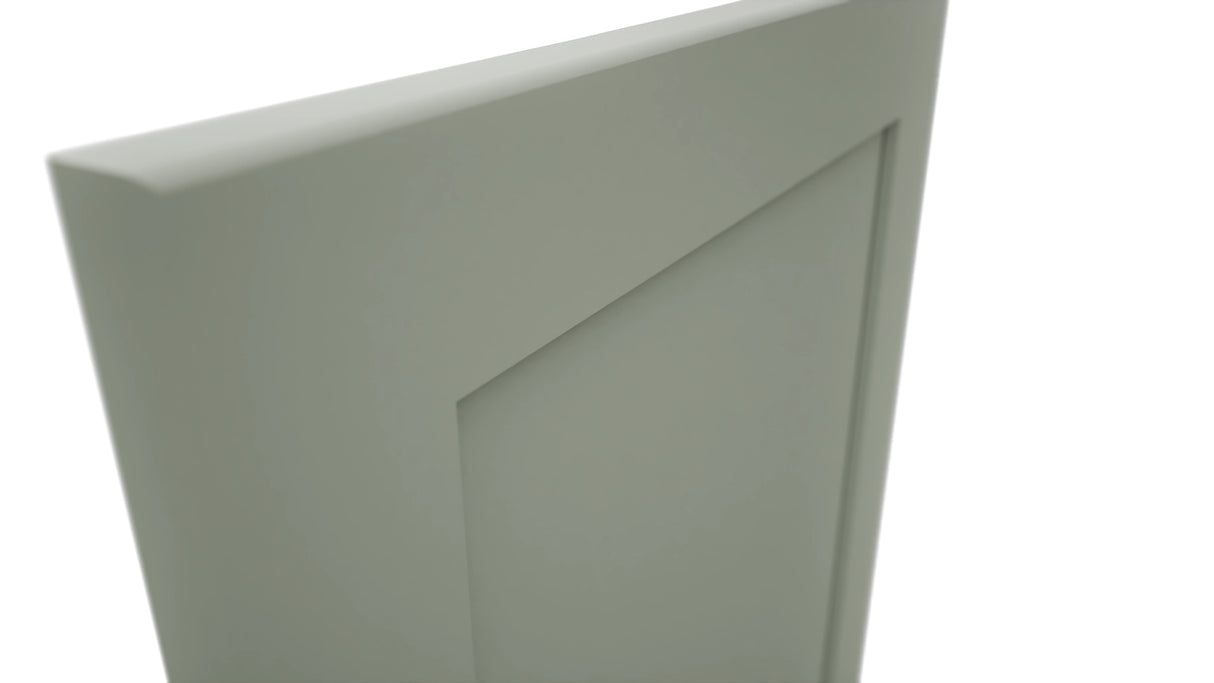 Fabuwood Galaxy Pistachio Green DD W1830 DOOR Panel, Detail View
