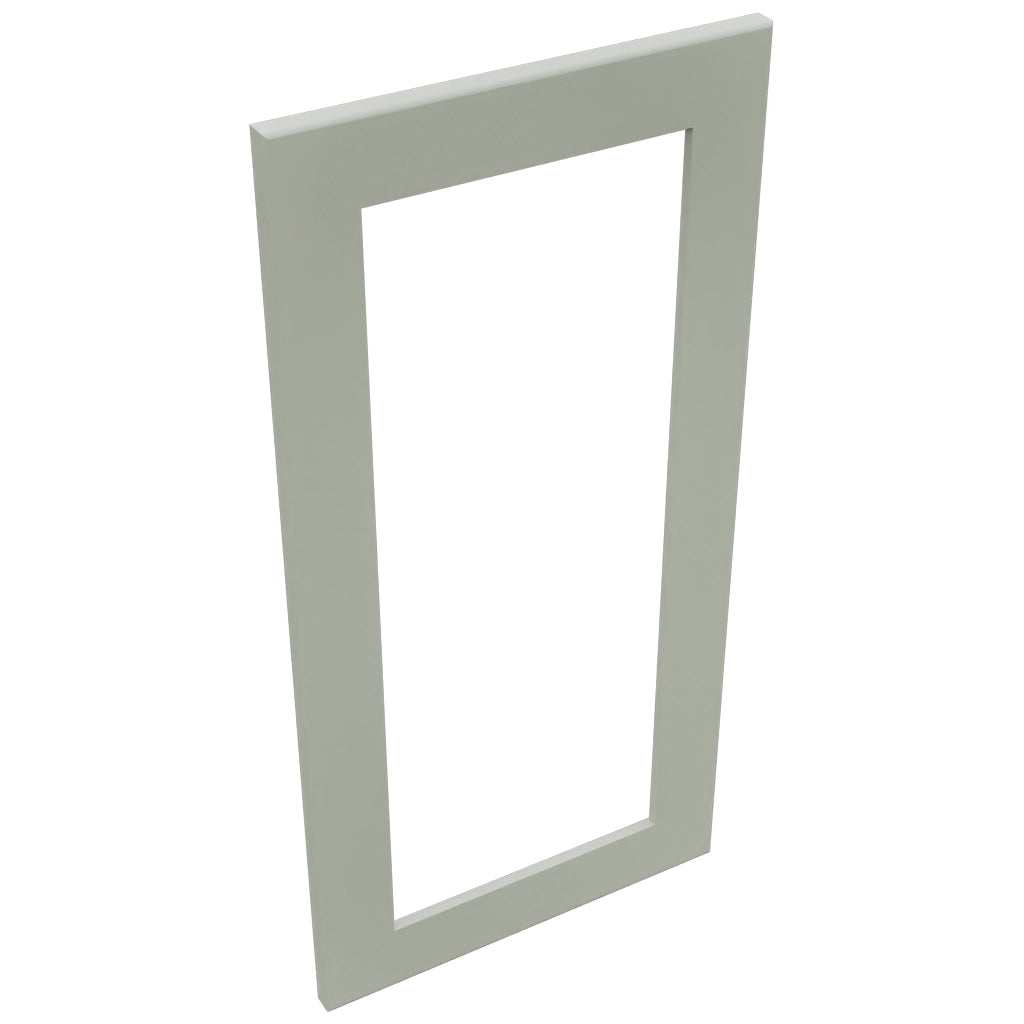 Fabuwood Galaxy Pistachio Green DS DFG1530 Wall Prepped Door, Top View