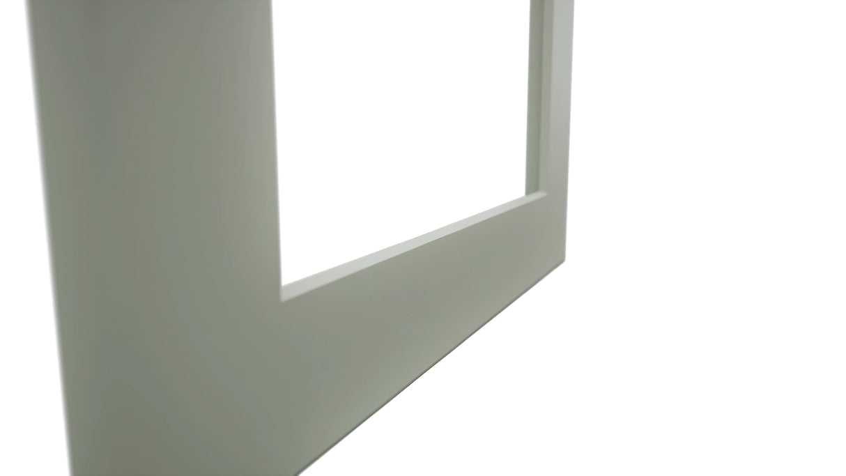 Fabuwood Galaxy Pistachio Green DS DFG1836 Wall Prepped Door, Detail View