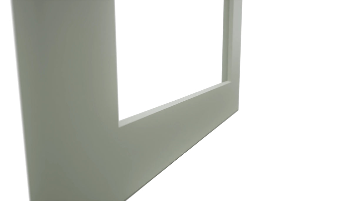 Fabuwood Galaxy Pistachio Green DS DFG1839 Wall Prepped Door, Detail View
