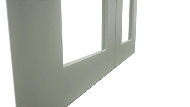 Fabuwood Galaxy Pistachio Green DS DFG2430 Wall Prepped Door, Detail View