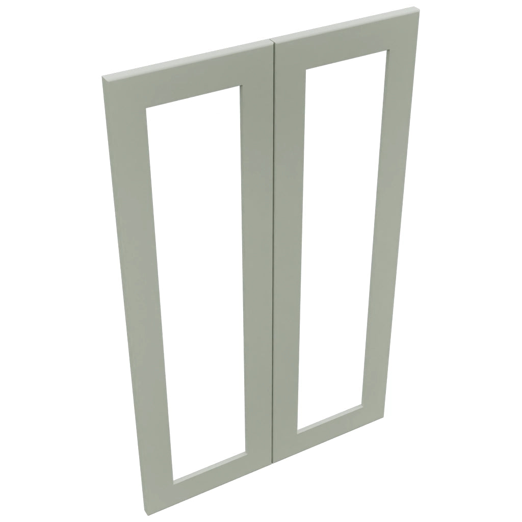 Fabuwood Galaxy Pistachio Green DS DFG2439 Wall Prepped Door, Top View