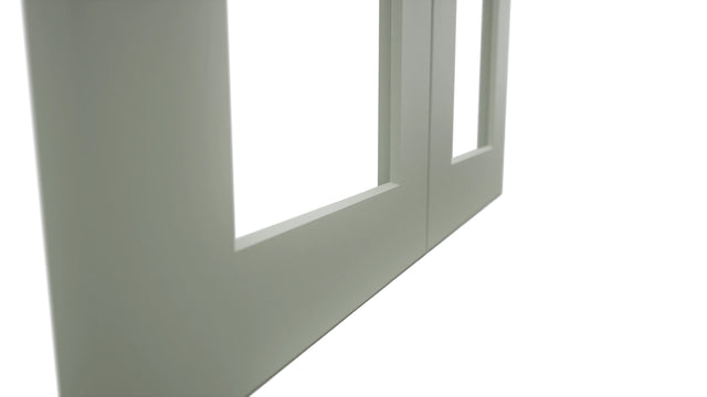 Fabuwood Galaxy Pistachio Green DS DFG2439 Wall Prepped Door, Detail View