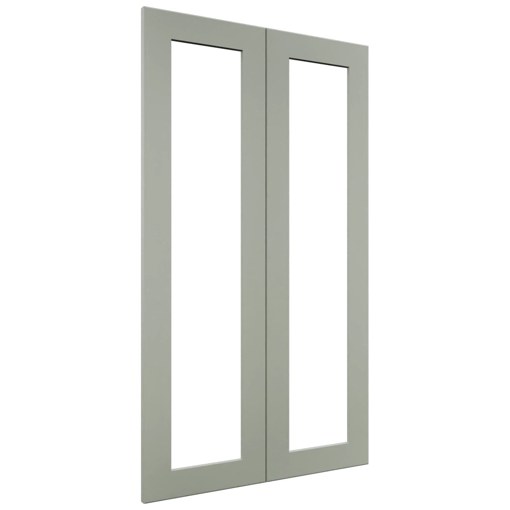 Fabuwood Galaxy Pistachio Green DS DFG2442 Wall Prepped Door, Front View