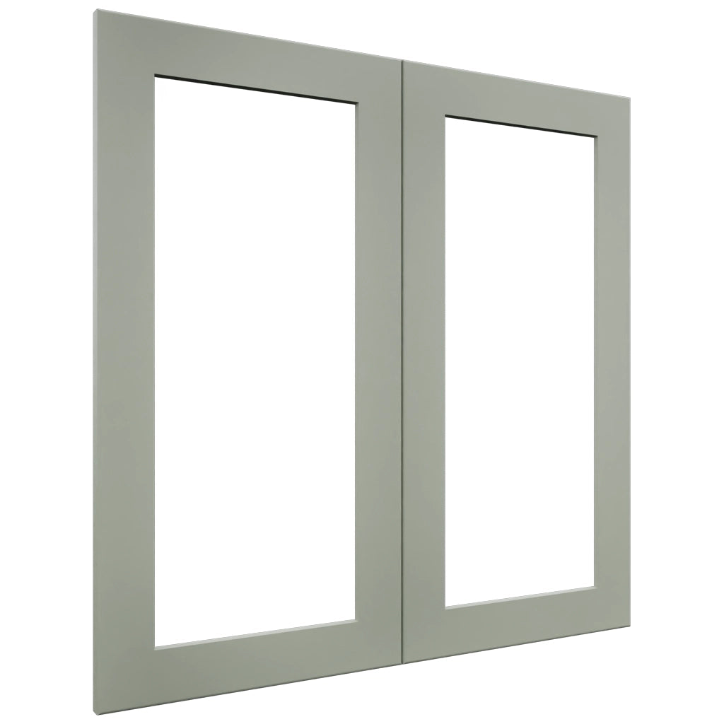 Fabuwood Galaxy Pistachio Green DS DFG3030 Wall Prepped Door, Front View