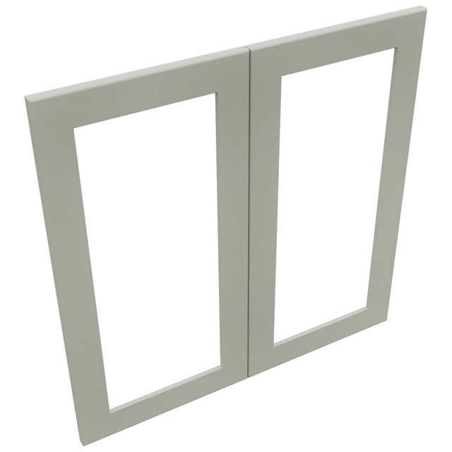 Fabuwood Galaxy Pistachio Green DS DFG3030 Wall Prepped Door, Top View