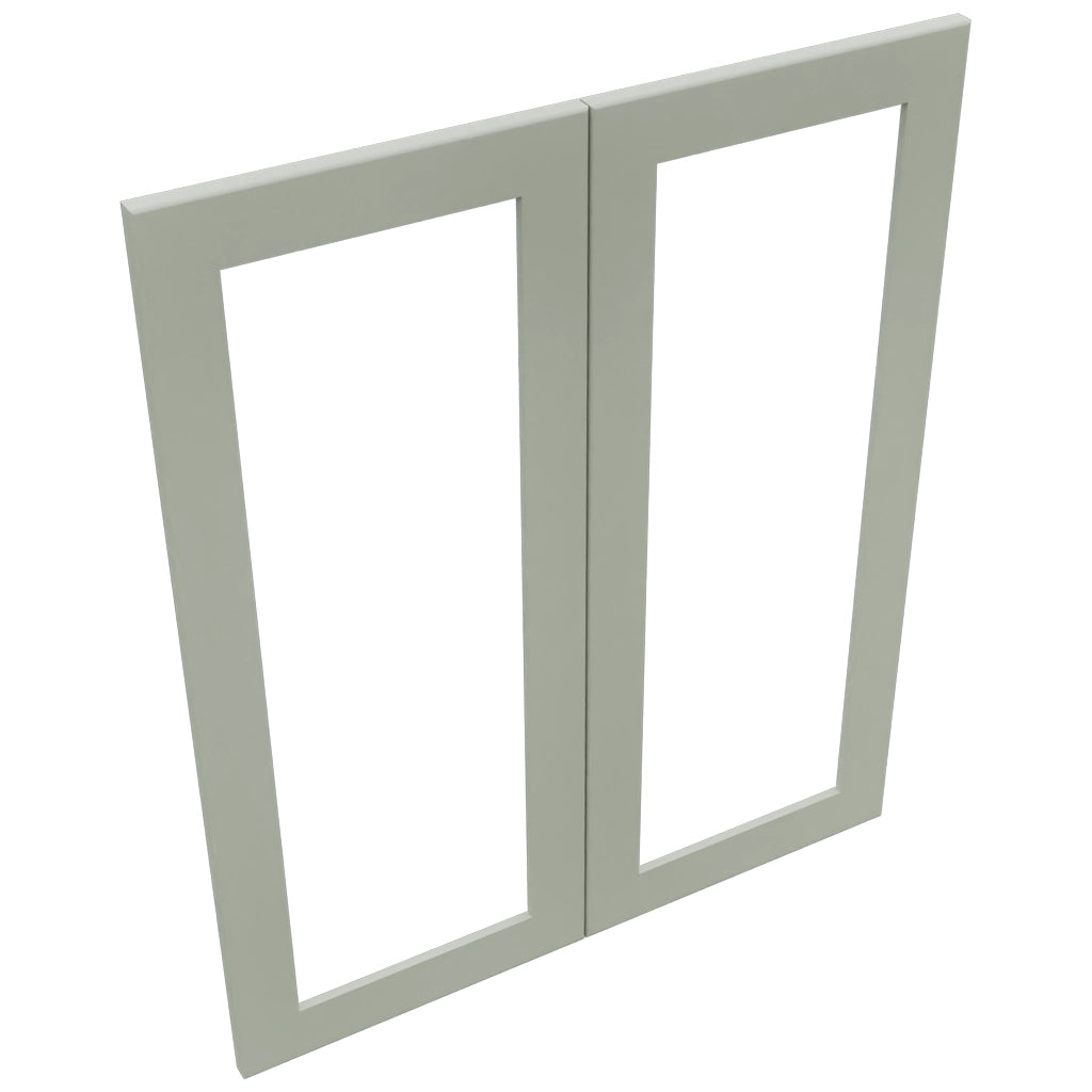 Fabuwood Galaxy Pistachio Green DS DFG3036 Wall Prepped Door, Top View