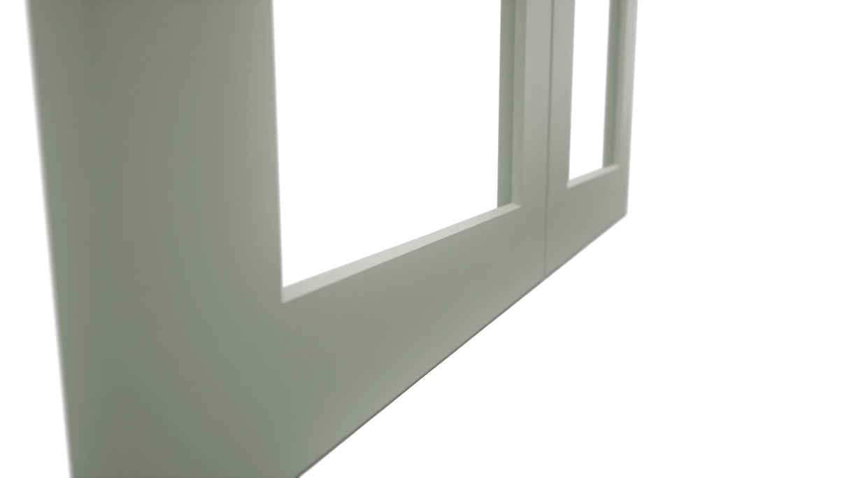 Fabuwood Galaxy Pistachio Green DS DFG3036 Wall Prepped Door, Detail View