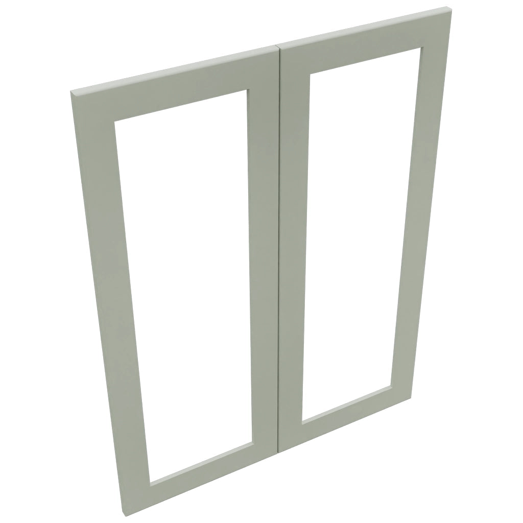 Fabuwood Galaxy Pistachio Green DS DFG3039 Wall Prepped Door, Top View