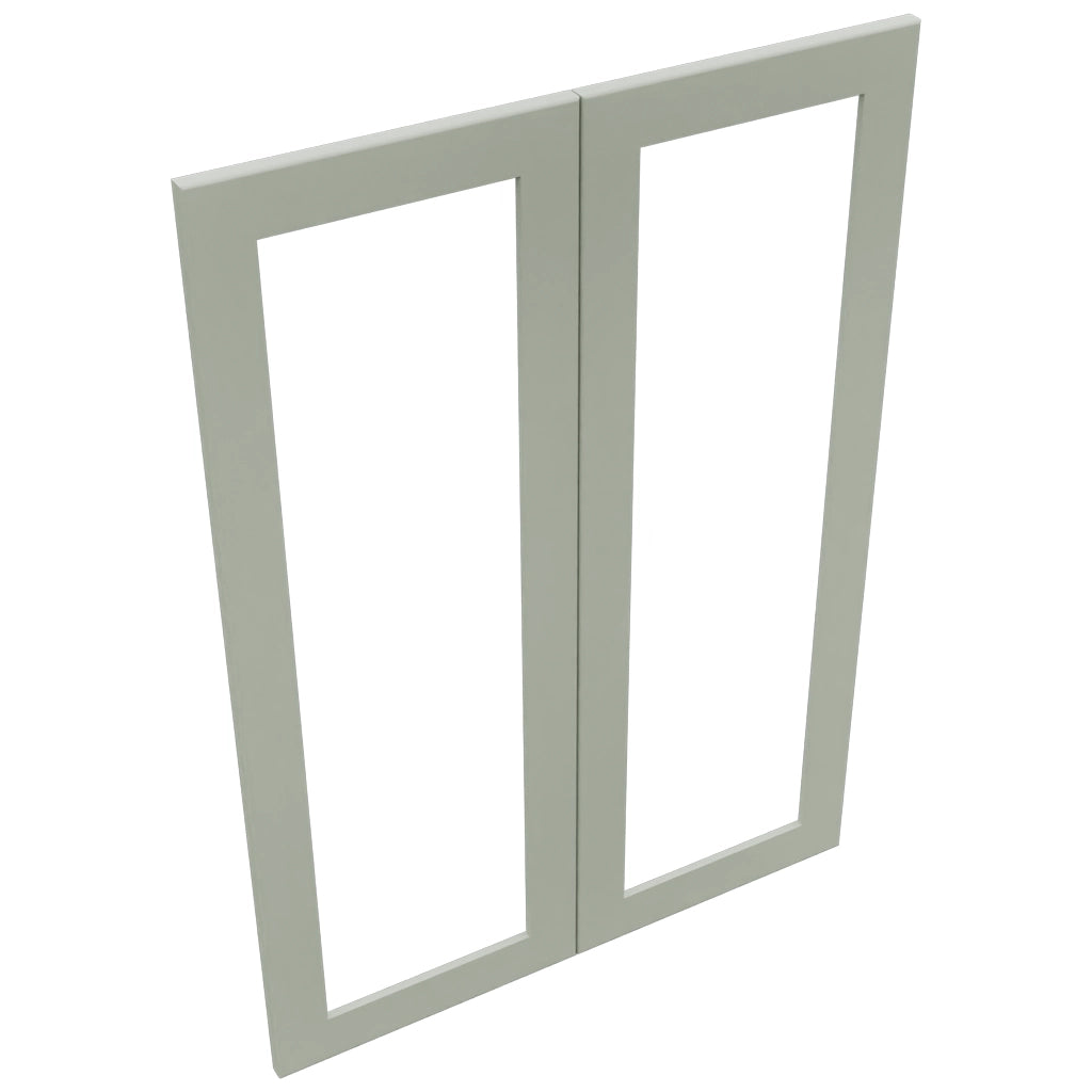 Fabuwood Galaxy Pistachio Green DS DFG3042 Wall Prepped Door, Top View