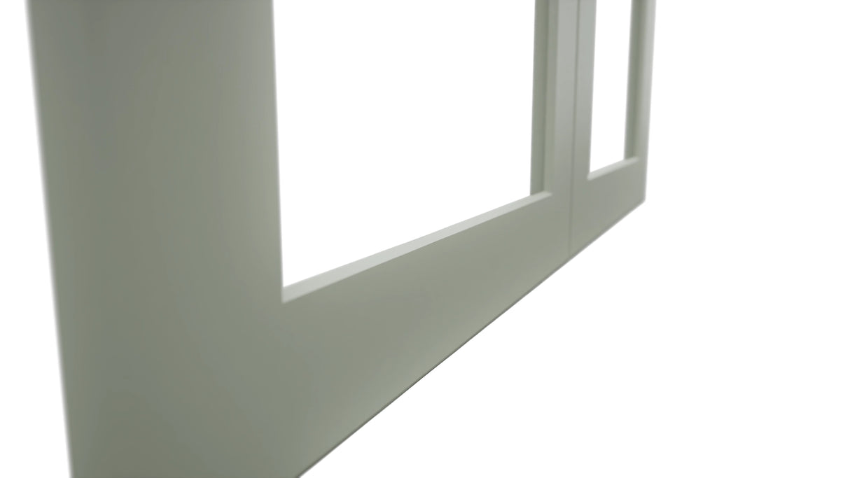 Fabuwood Galaxy Pistachio Green DS DFG3630 Wall Prepped Door, Detail View