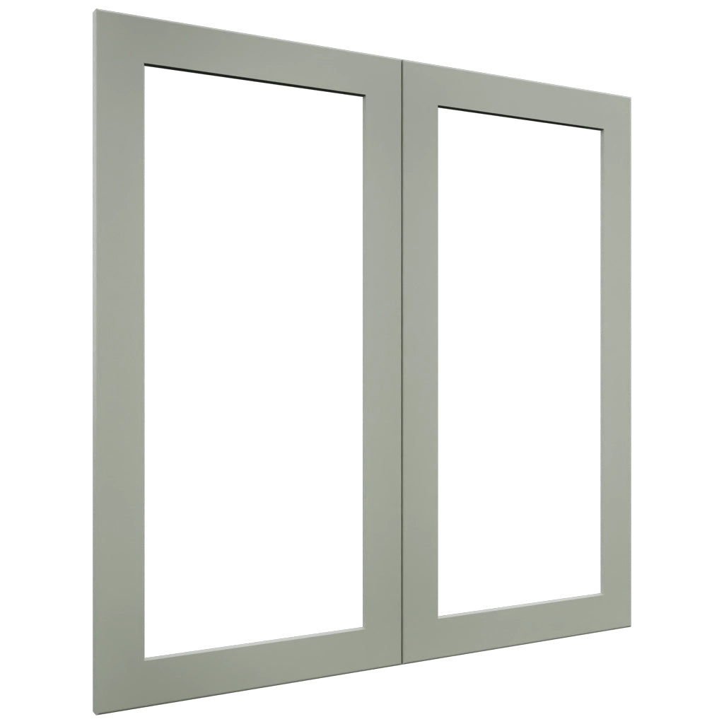 Fabuwood Galaxy Pistachio Green DS DFG3636 Wall Prepped Door, Front View