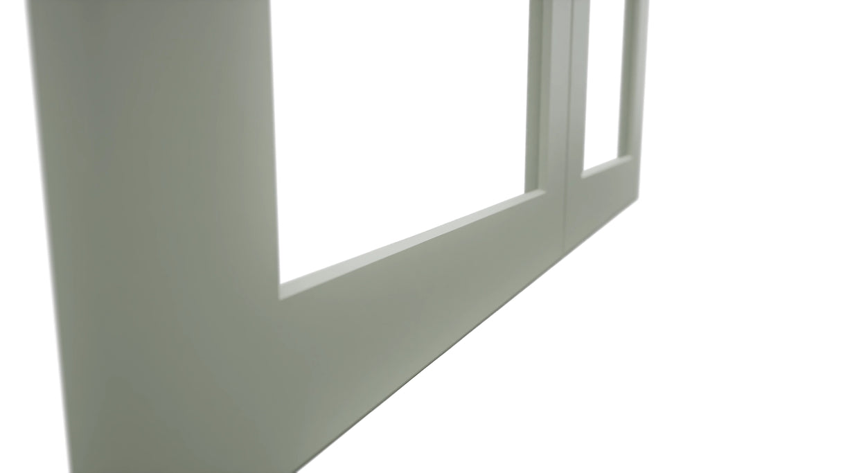 Fabuwood Galaxy Pistachio Green DS DFG3636 Wall Prepped Door, Detail View
