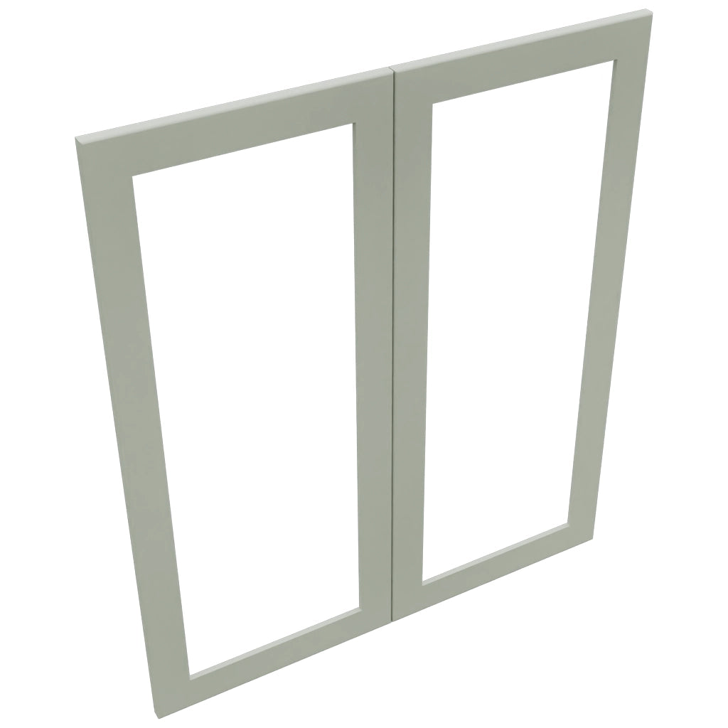 Fabuwood Galaxy Pistachio Green DS DFG3642 Wall Prepped Door, Top View