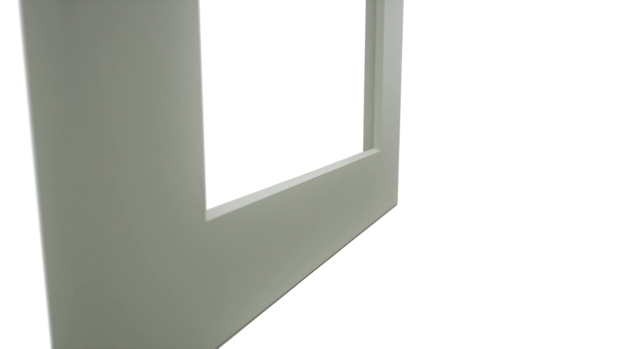 Fabuwood Galaxy Pistachio Green DS DFGD2439 Wall Prepped Door, Detail View