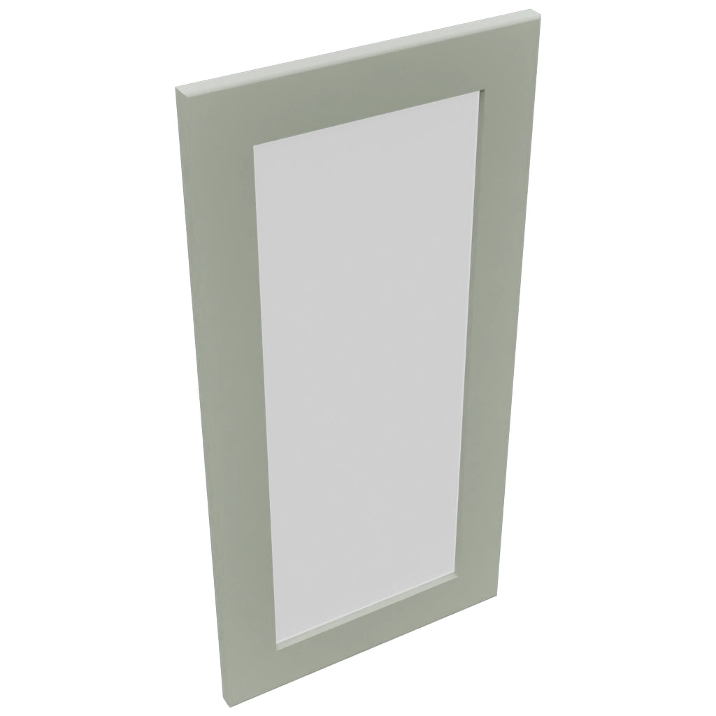 Fabuwood Galaxy Pistachio Green DS GDW1530 Wall Glass Door, Top View