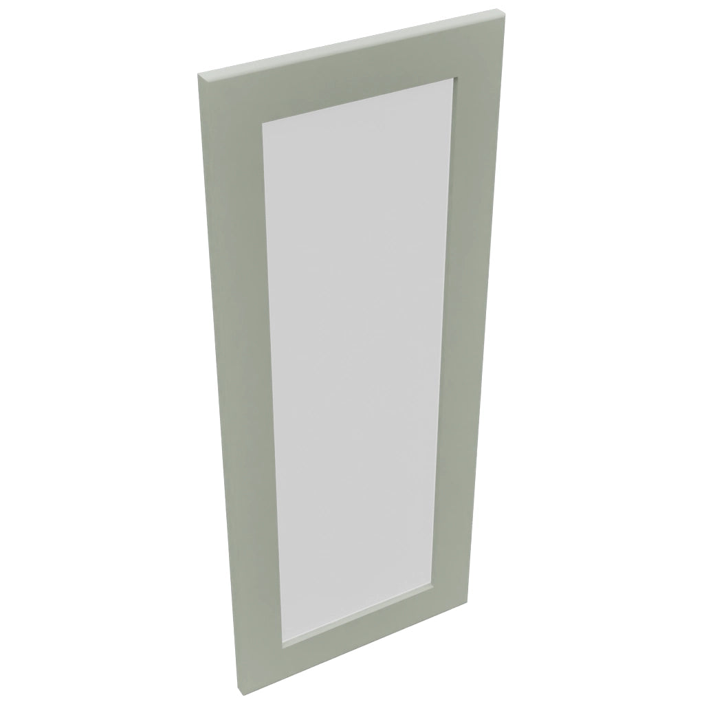Fabuwood Galaxy Pistachio Green DS GDW1536 Wall Glass Door, Top View