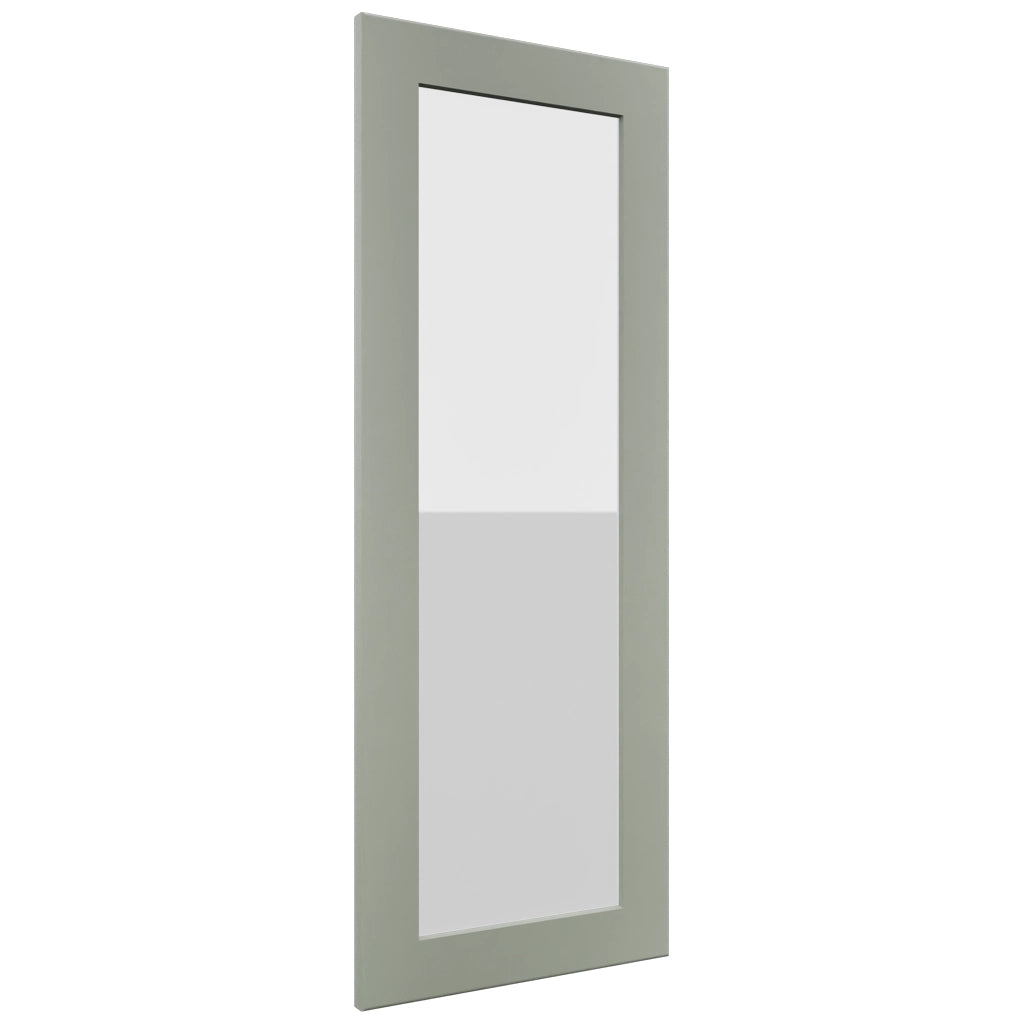 Fabuwood Galaxy Pistachio Green DS GDW1539 Wall Glass Door, Front View