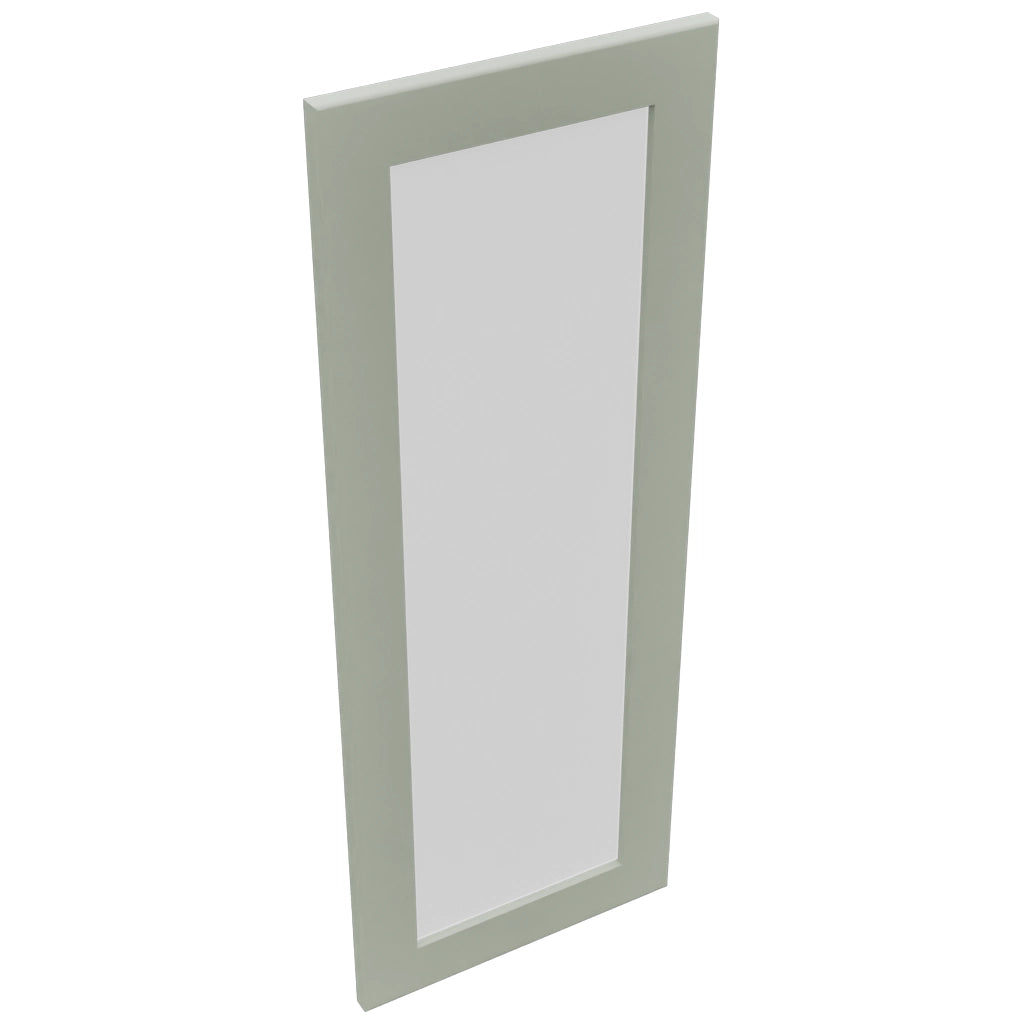 Fabuwood Galaxy Pistachio Green DS GDW1539 Wall Glass Door, Top View