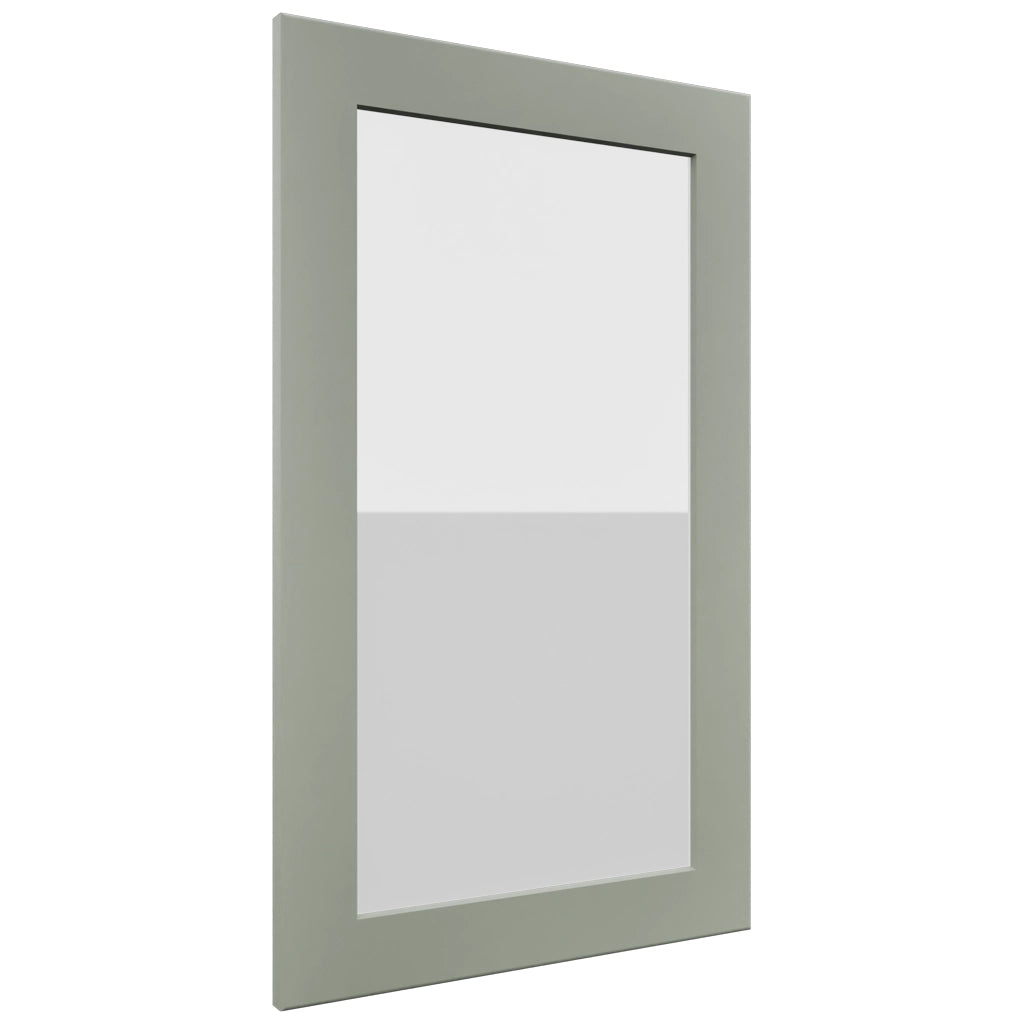 Fabuwood Galaxy Pistachio Green DS GDW1830 Wall Glass Door, Front View