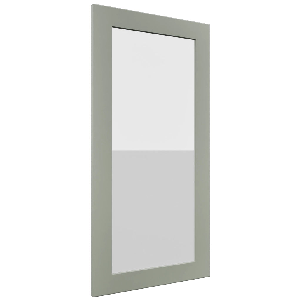 Fabuwood Galaxy Pistachio Green DS GDW1836 Wall Glass Door, Front View