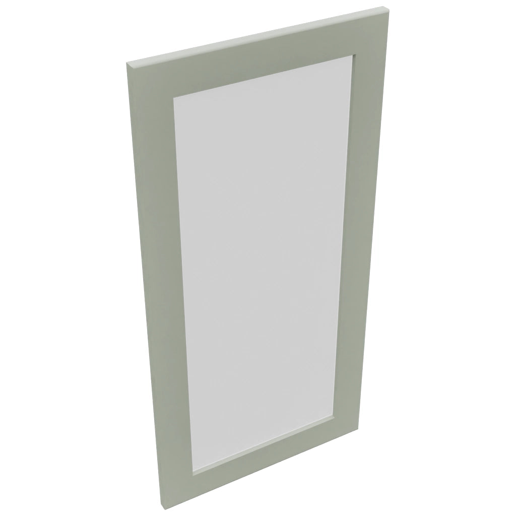 Fabuwood Galaxy Pistachio Green DS GDW1836 Wall Glass Door, Top View