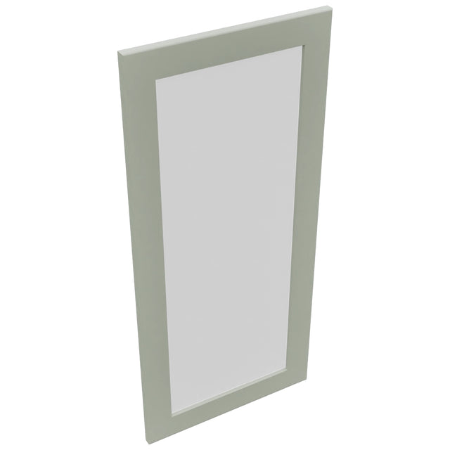 Fabuwood Galaxy Pistachio Green DS GDW1839 Wall Glass Door, Top View