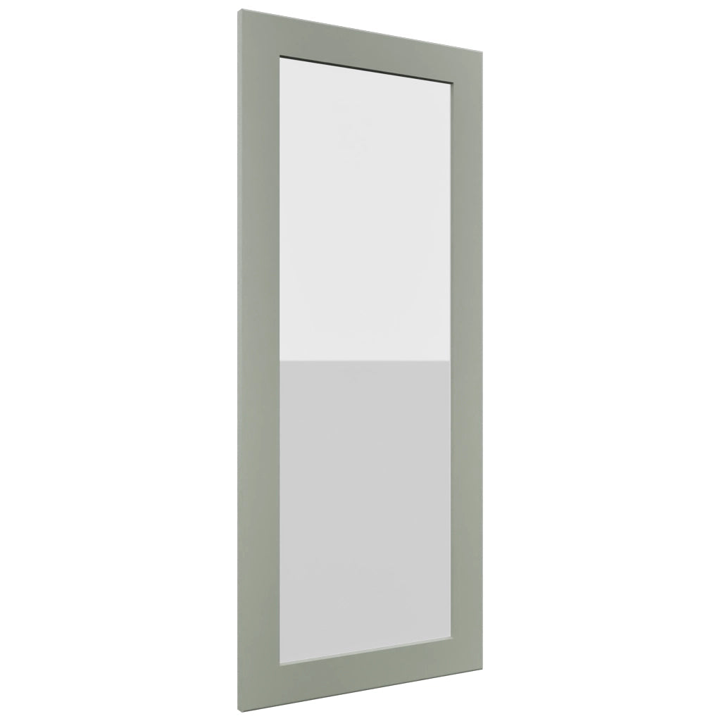 Fabuwood Galaxy Pistachio Green DS GDW1842 Wall Glass Door, Front View