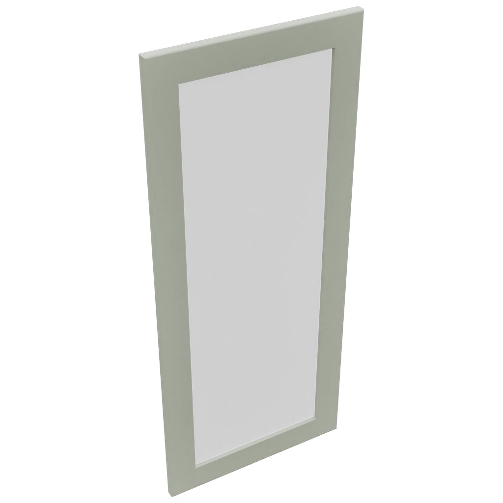 Fabuwood Galaxy Pistachio Green DS GDW1842 Wall Glass Door, Top View