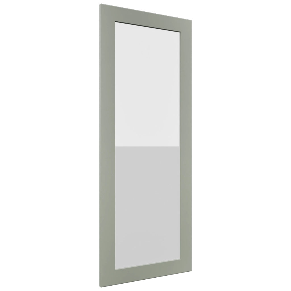 Fabuwood Galaxy Pistachio Green DS GDWD1857 Wall Glass Door, Front View