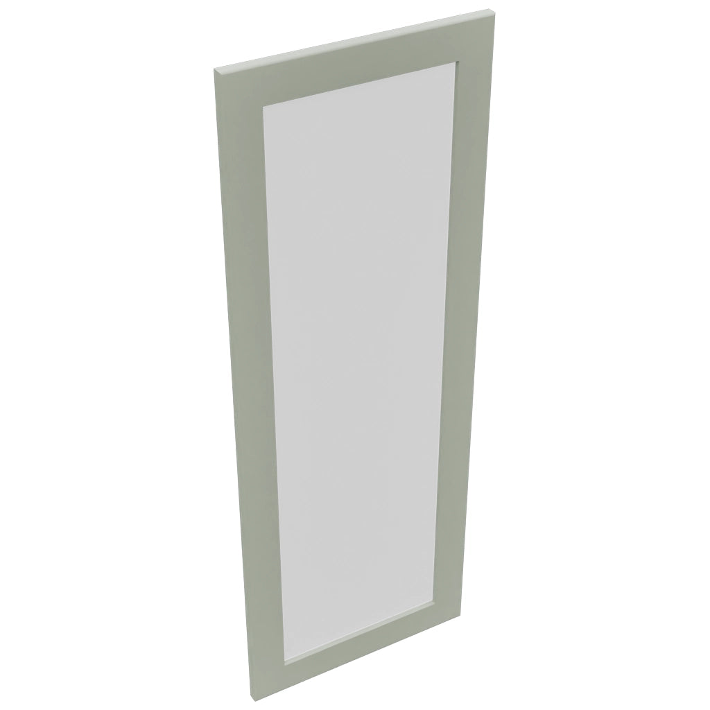 Fabuwood Galaxy Pistachio Green DS GDWD1860 Wall Glass Door, Top View