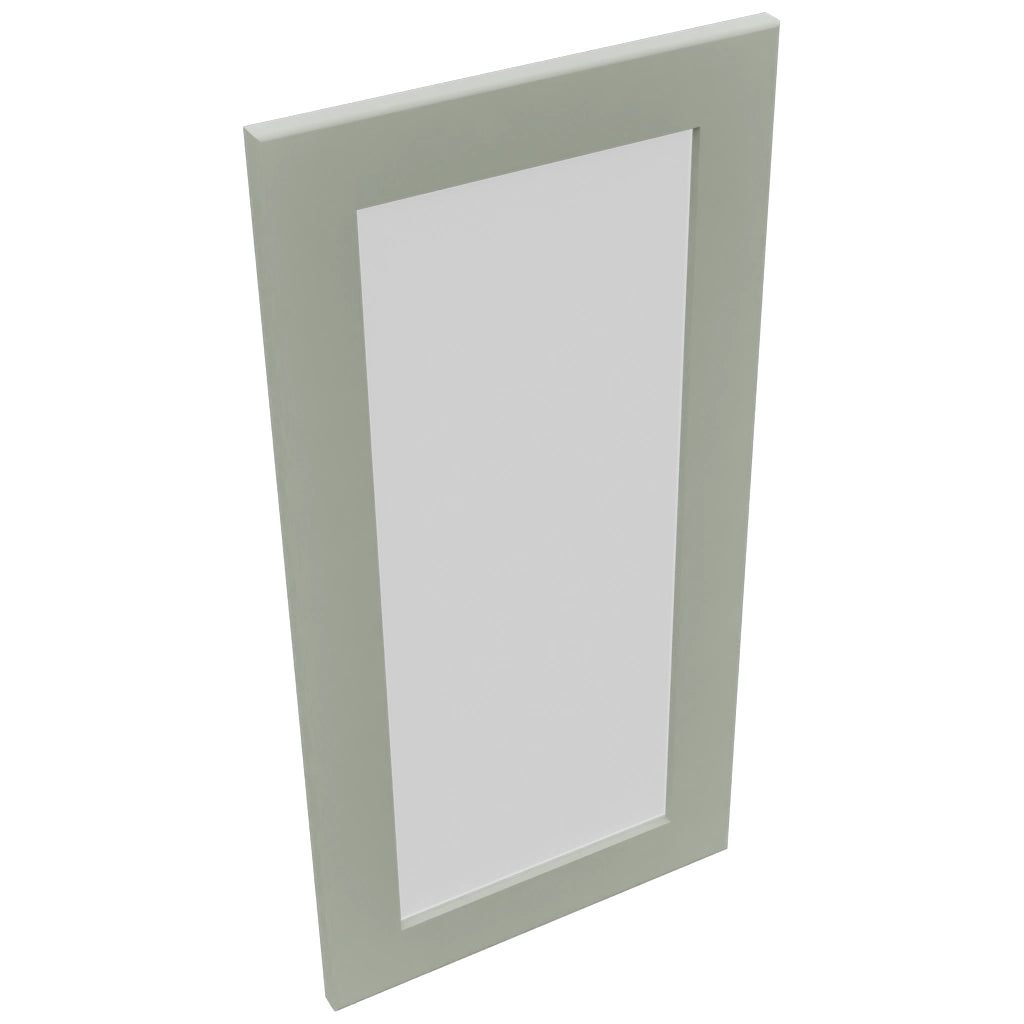 Fabuwood Galaxy Pistachio Green DS GDWDC2430 Wall Glass Door, Top View