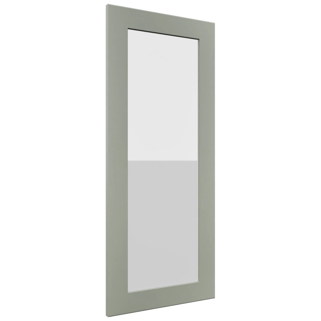 Fabuwood Galaxy Pistachio Green DS GDWDC2436 Wall Glass Door, Front View