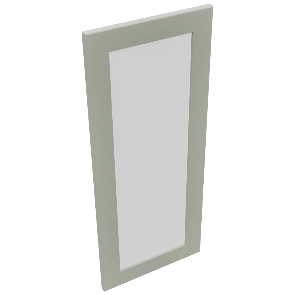 Fabuwood Galaxy Pistachio Green DS GDWDC2436 Wall Glass Door, Top View