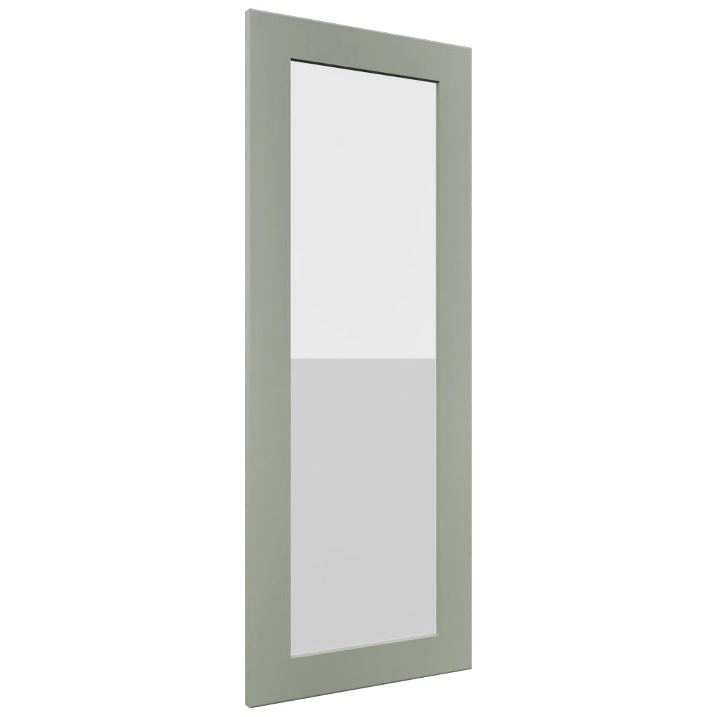 Fabuwood Galaxy Pistachio Green DS GDWDC2439 Wall Glass Door, Front View